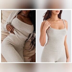 NWT House of CB Rumi Opal‎ Knit Vest Top Loungewear Tank Top Size XL / L+ and M